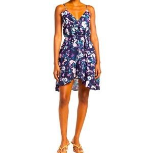 NWOT Socialite Navy Floral Sundress - Sz S